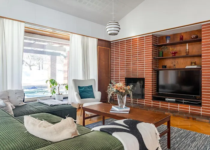 度假居 50's Charm By The With Sauna, Free Parking, 5 Bedrooms 拉赫蒂