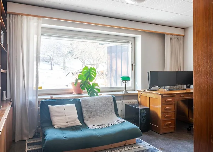 度假居 50's Charm By The With Sauna, Free Parking, 5 Bedrooms 拉赫蒂